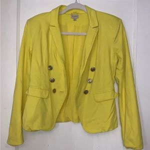 Cremieux Yellow Lightweight Blazer